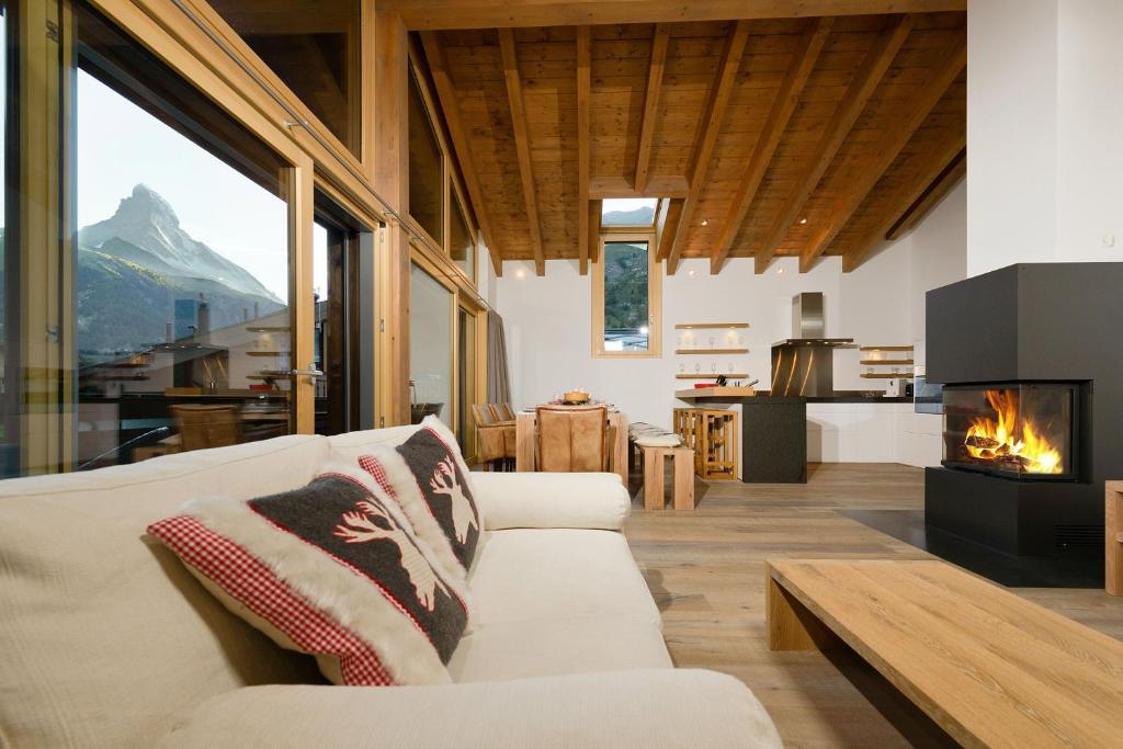 ツェルマットカーサ デッラ ヴィータアパートメント 部屋 写真